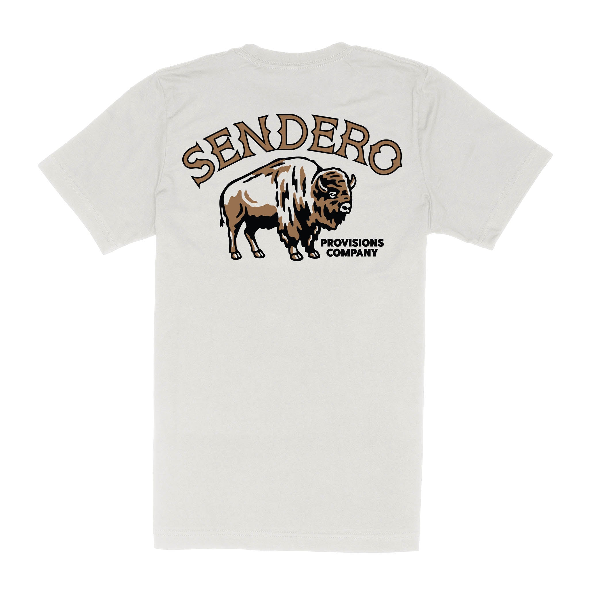 American Buffalo T-Shirt- Vintage White